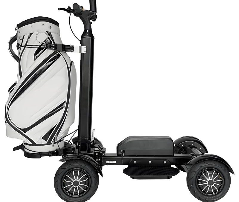 Accessible golf cart with easy entry design