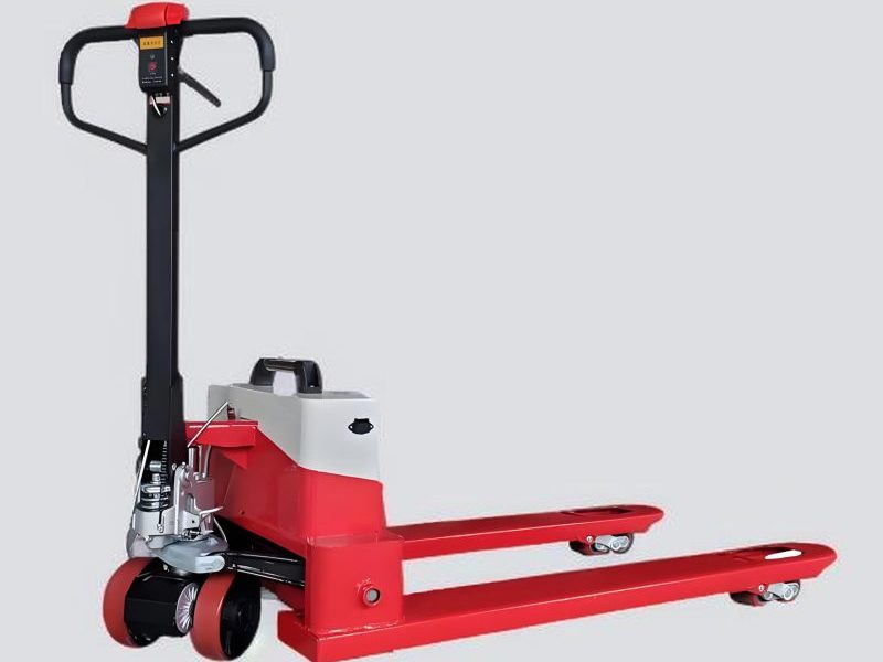 Factory vehicles including forklifts and pallet jacks operating in a warehouse