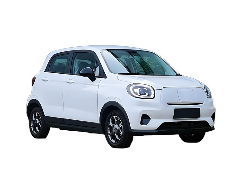 Compact low-speed electric vehicle showing its design